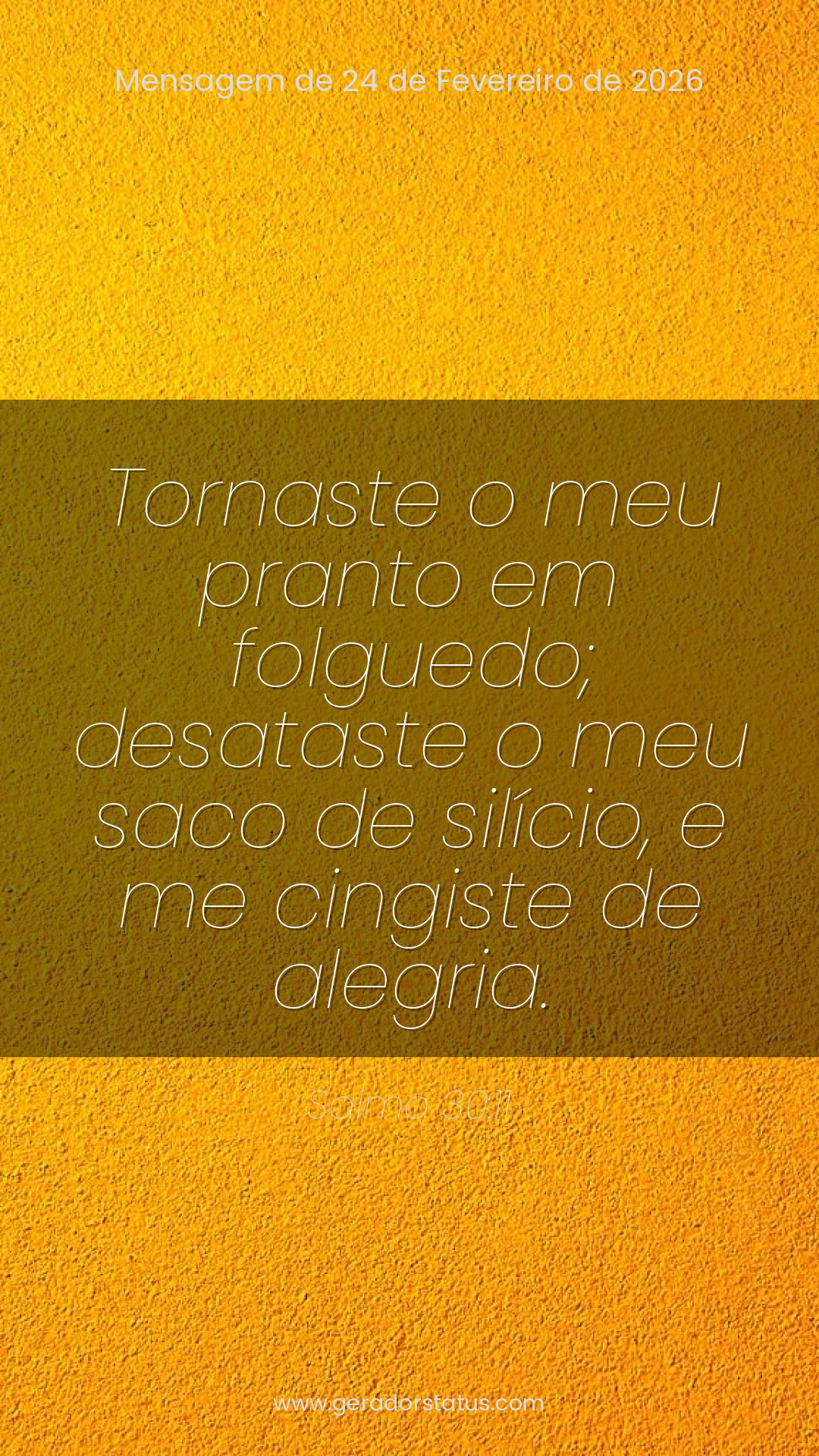 Status do dia: Salmo