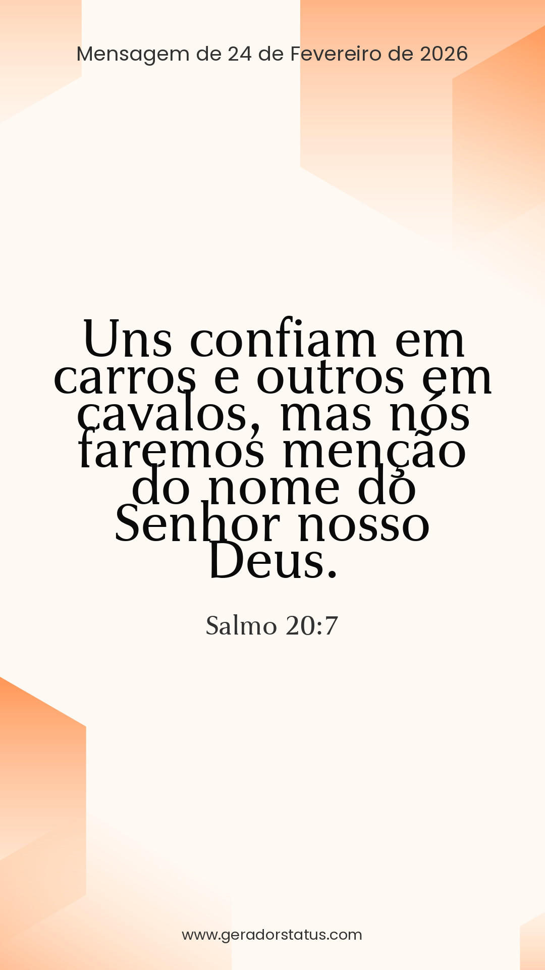 Status do dia: Salmo