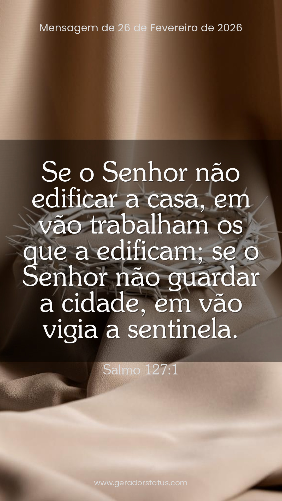 Status do dia: Salmo