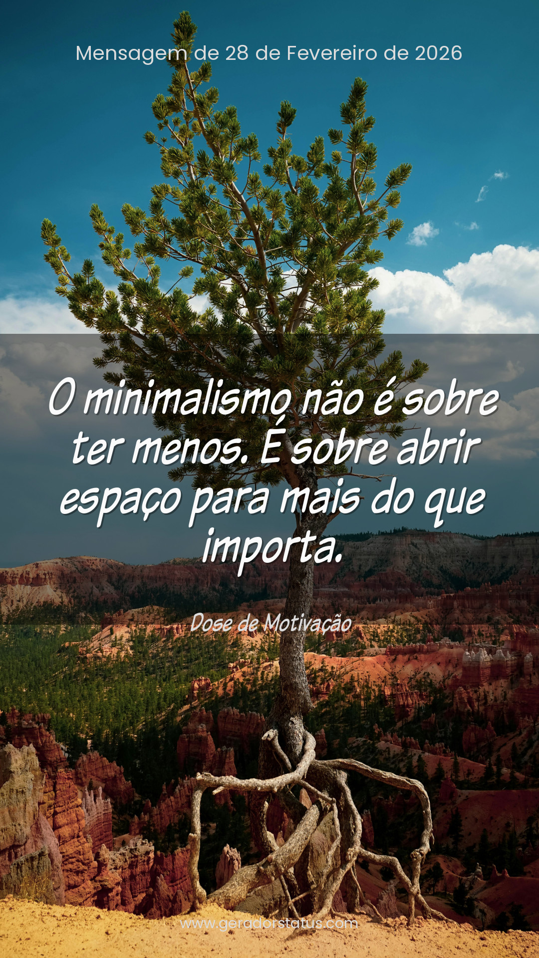 Status do dia: Motivacional