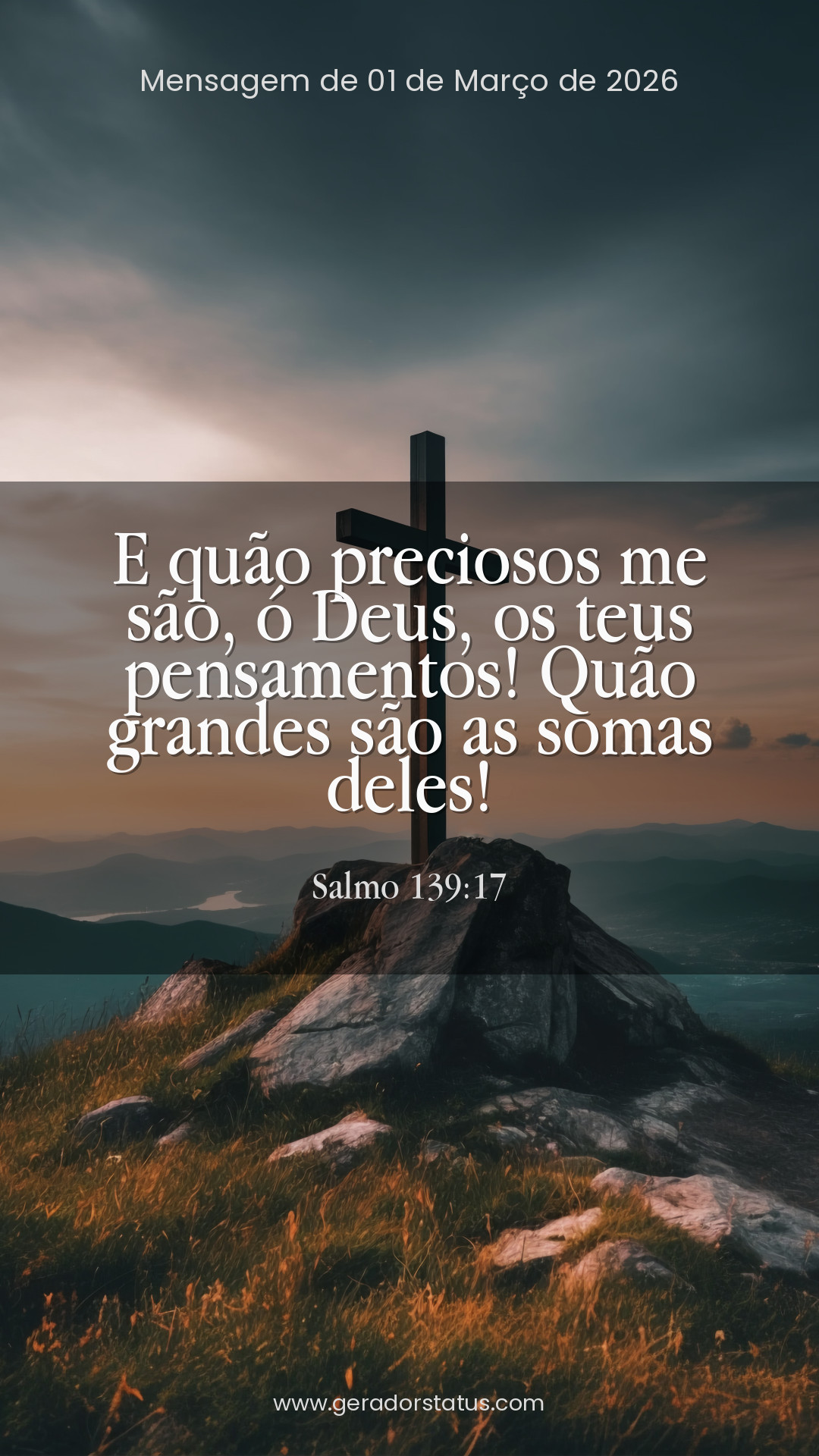 Status do dia: Salmo