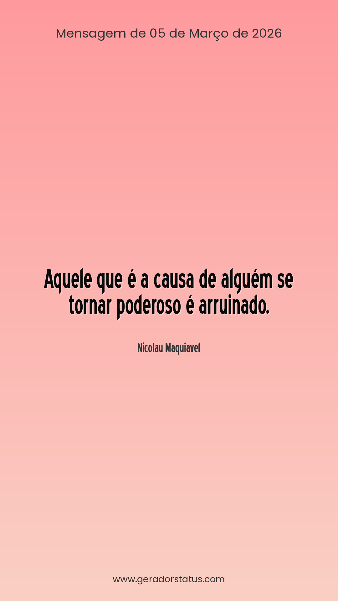 Status do dia: Sabedoria