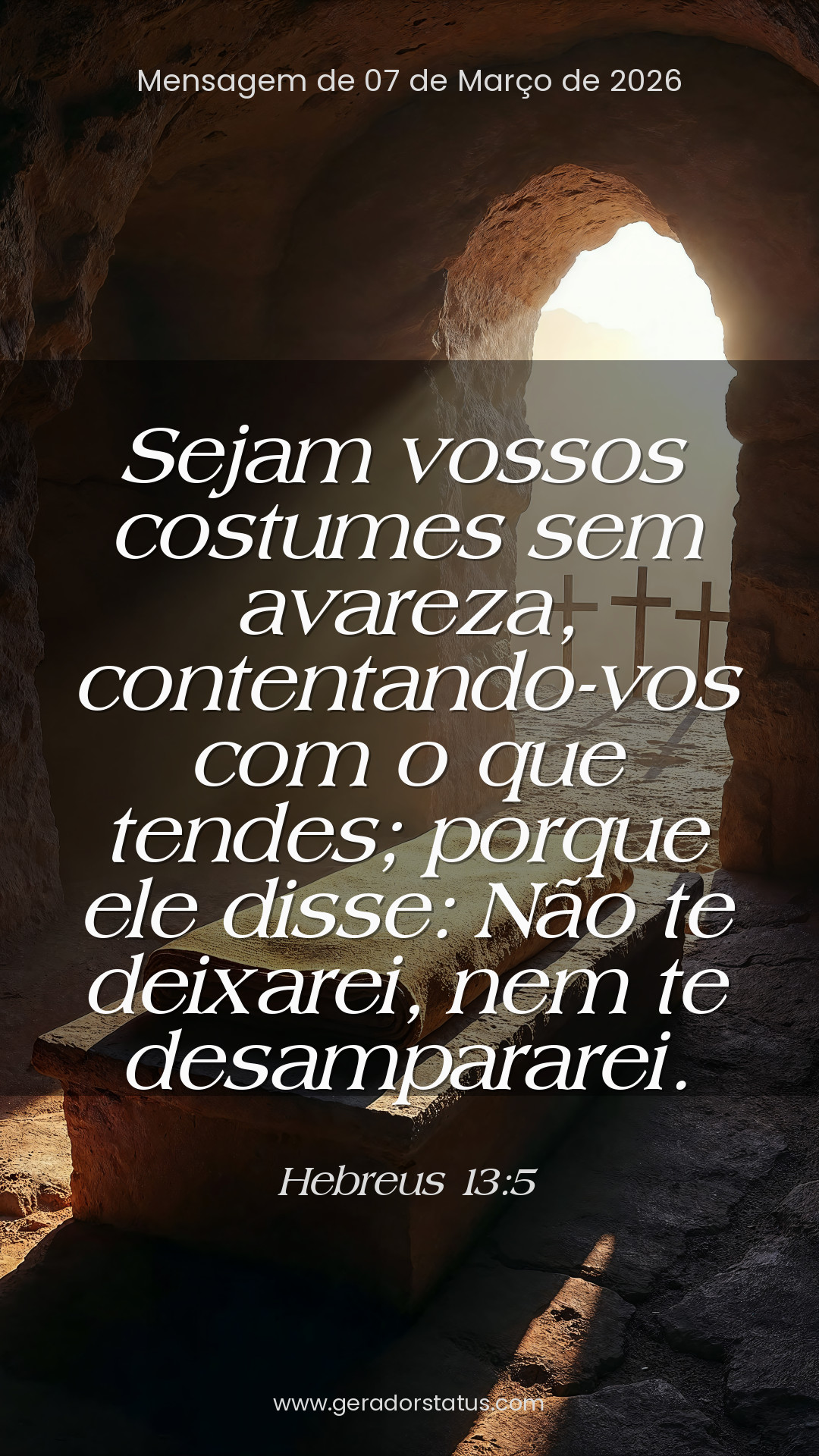 Status do dia: Versículo