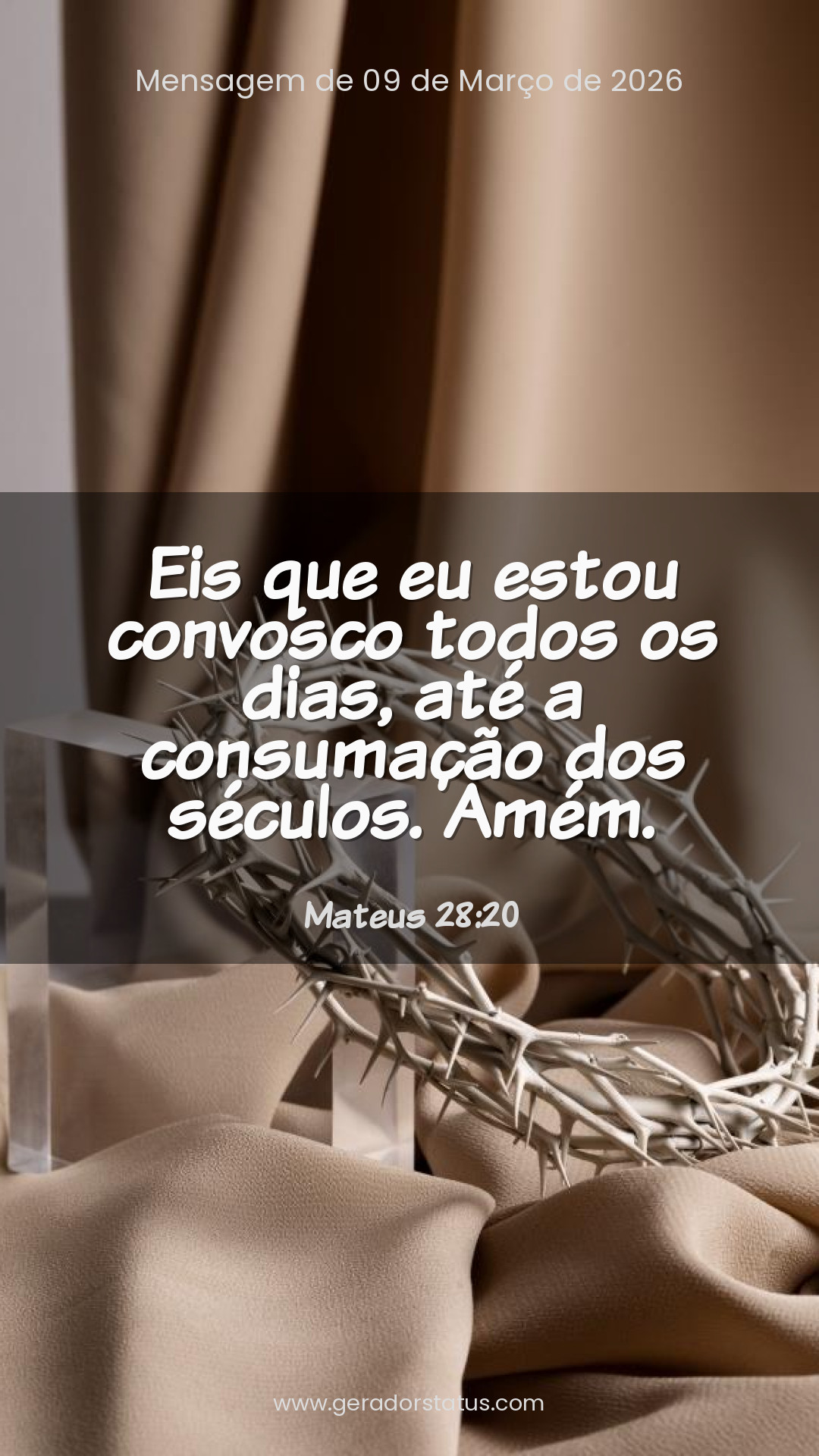 Status do dia: Versículo