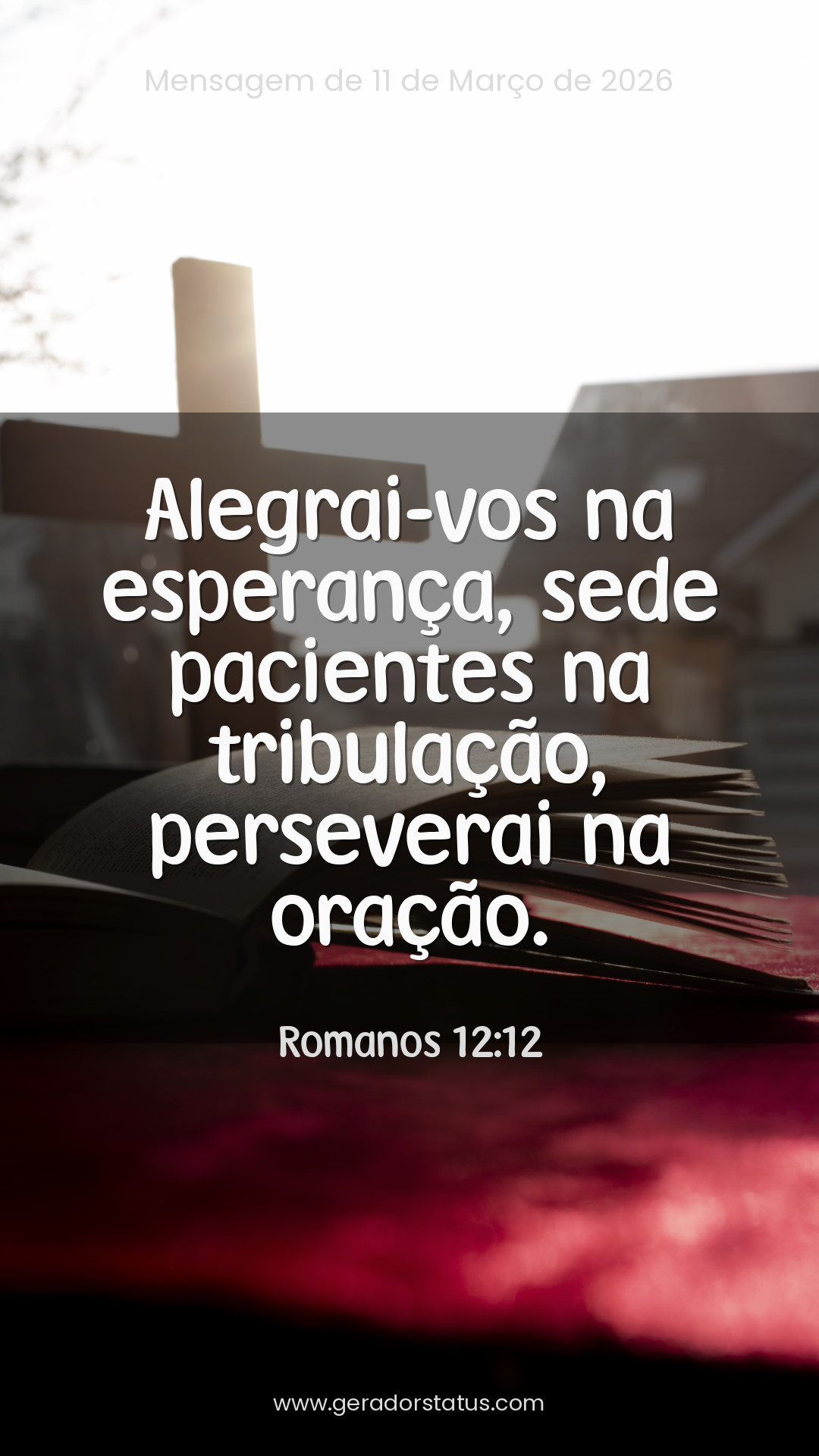 Status do dia: Versículo