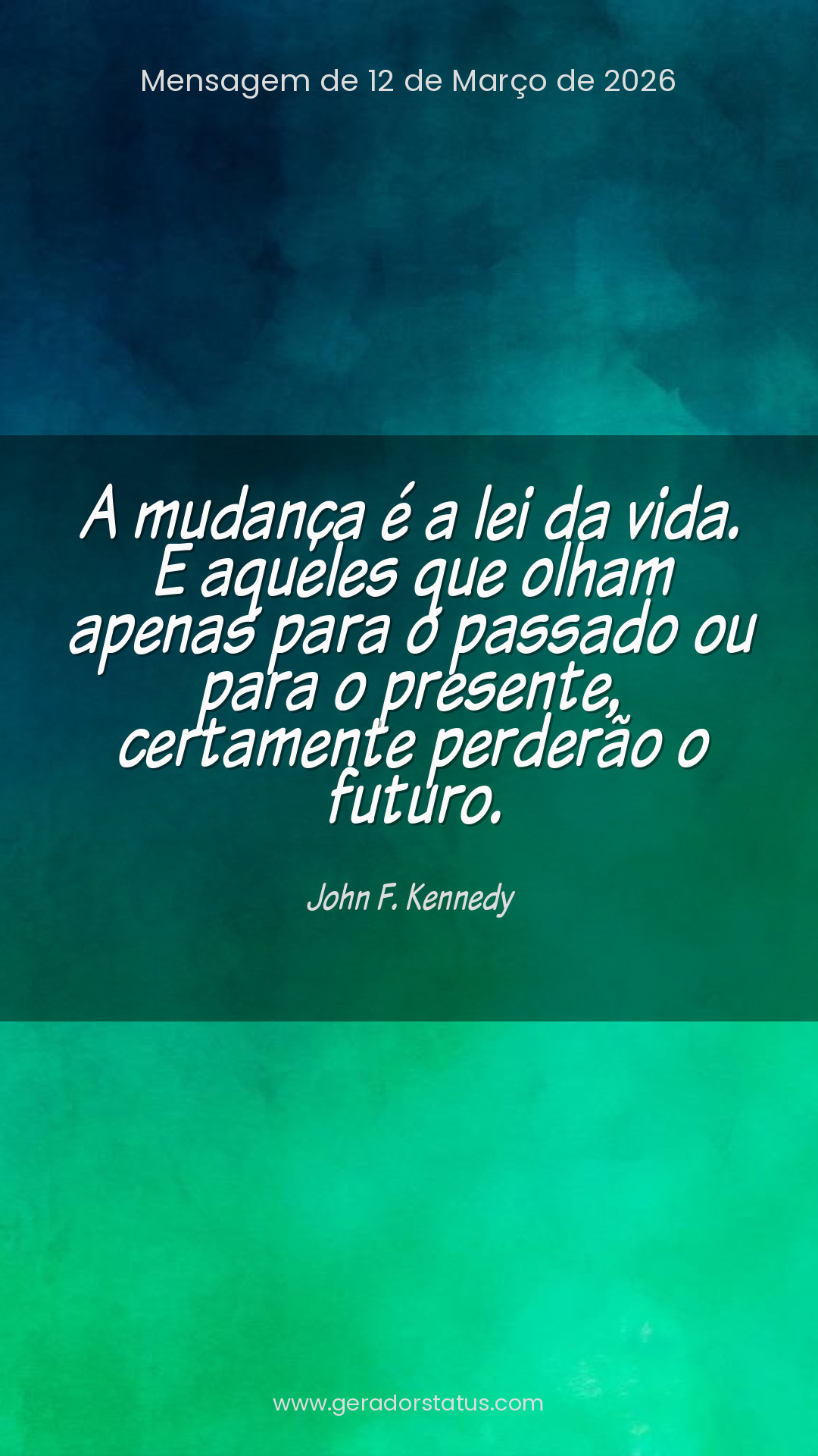 Status do dia: Reflexão