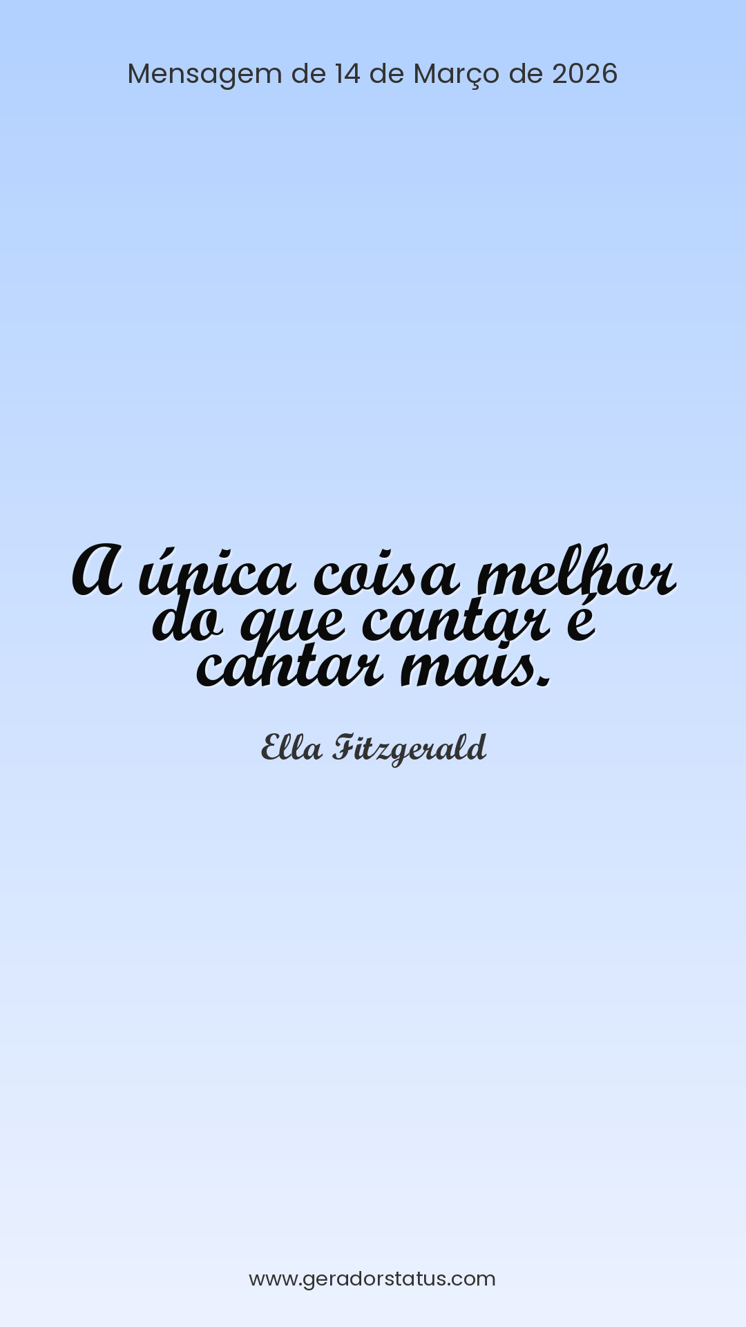 Status do dia: Citação