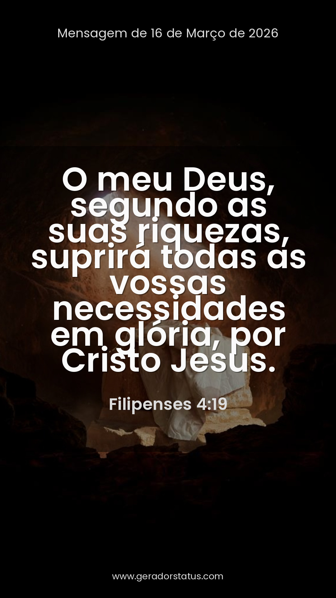 Status do dia: Versículo