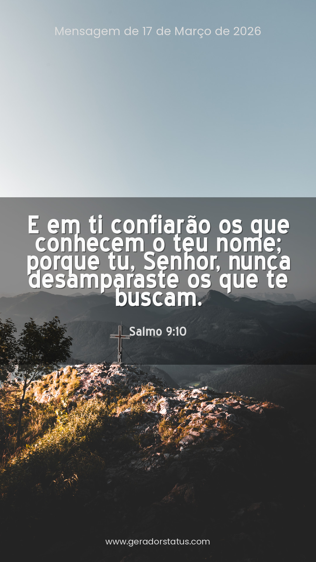 Status do dia: Salmo