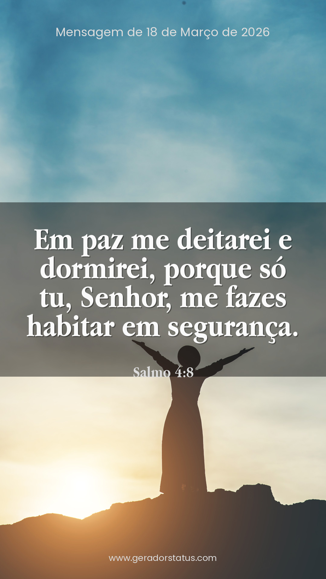 Status do dia: Salmo