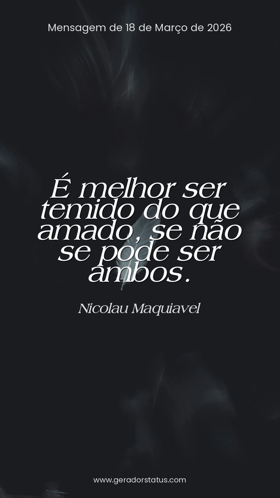 Status do dia: Sabedoria