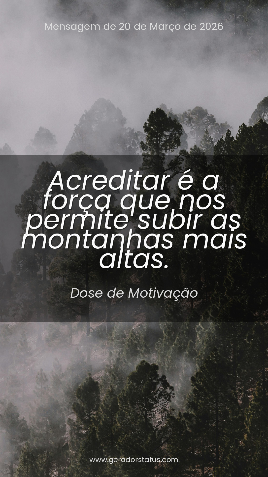 Status do dia: Motivacional