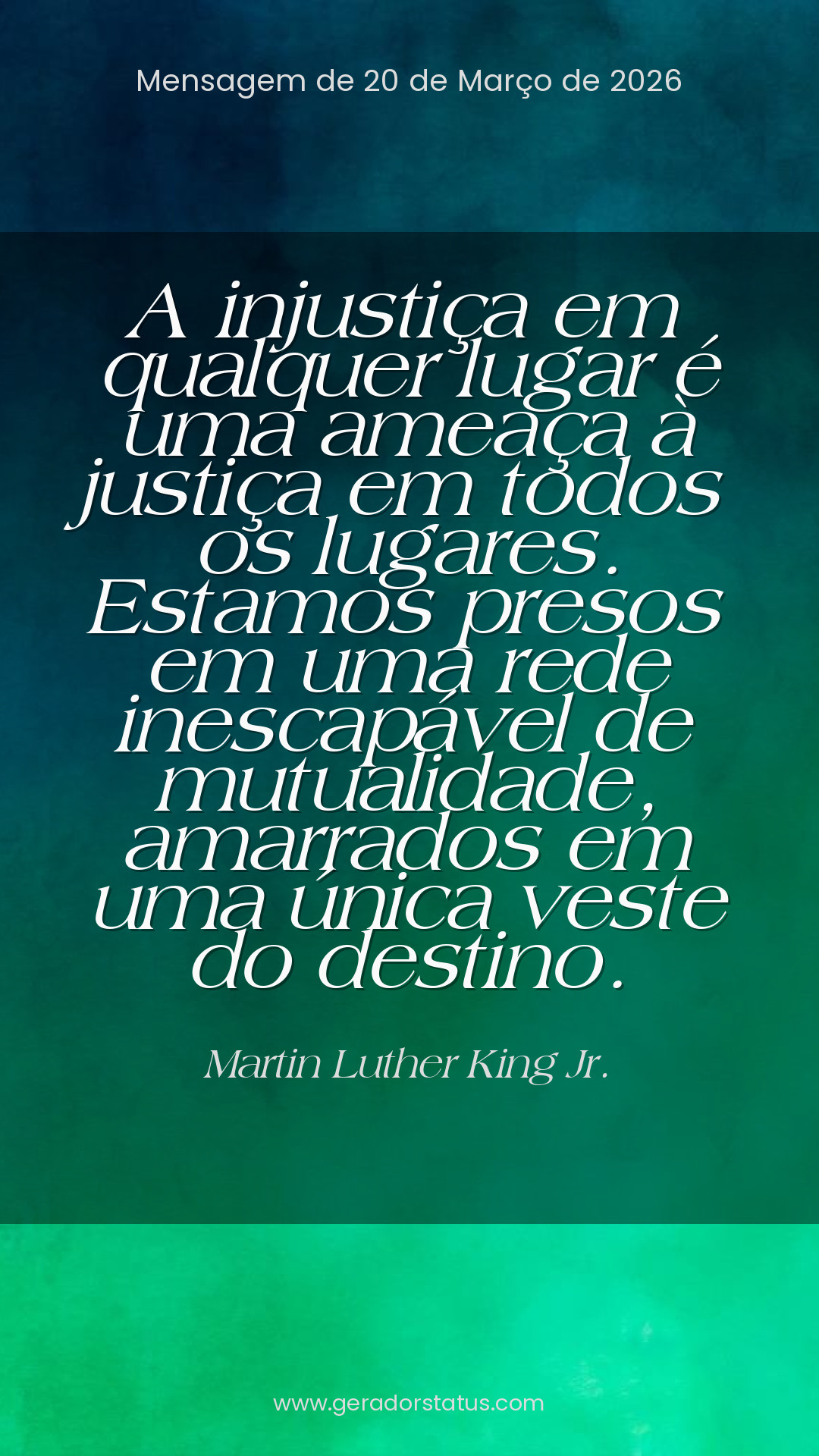 Status do dia: Citação