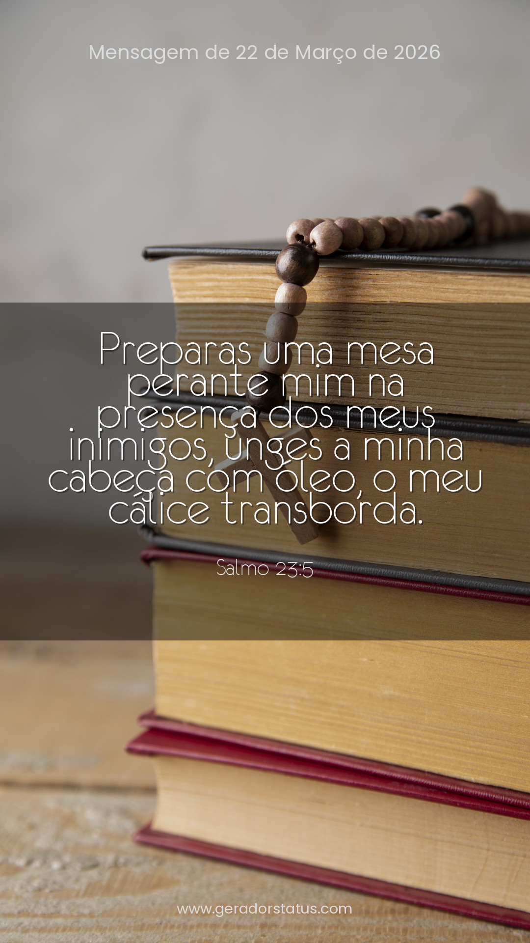 Status do dia: Salmo