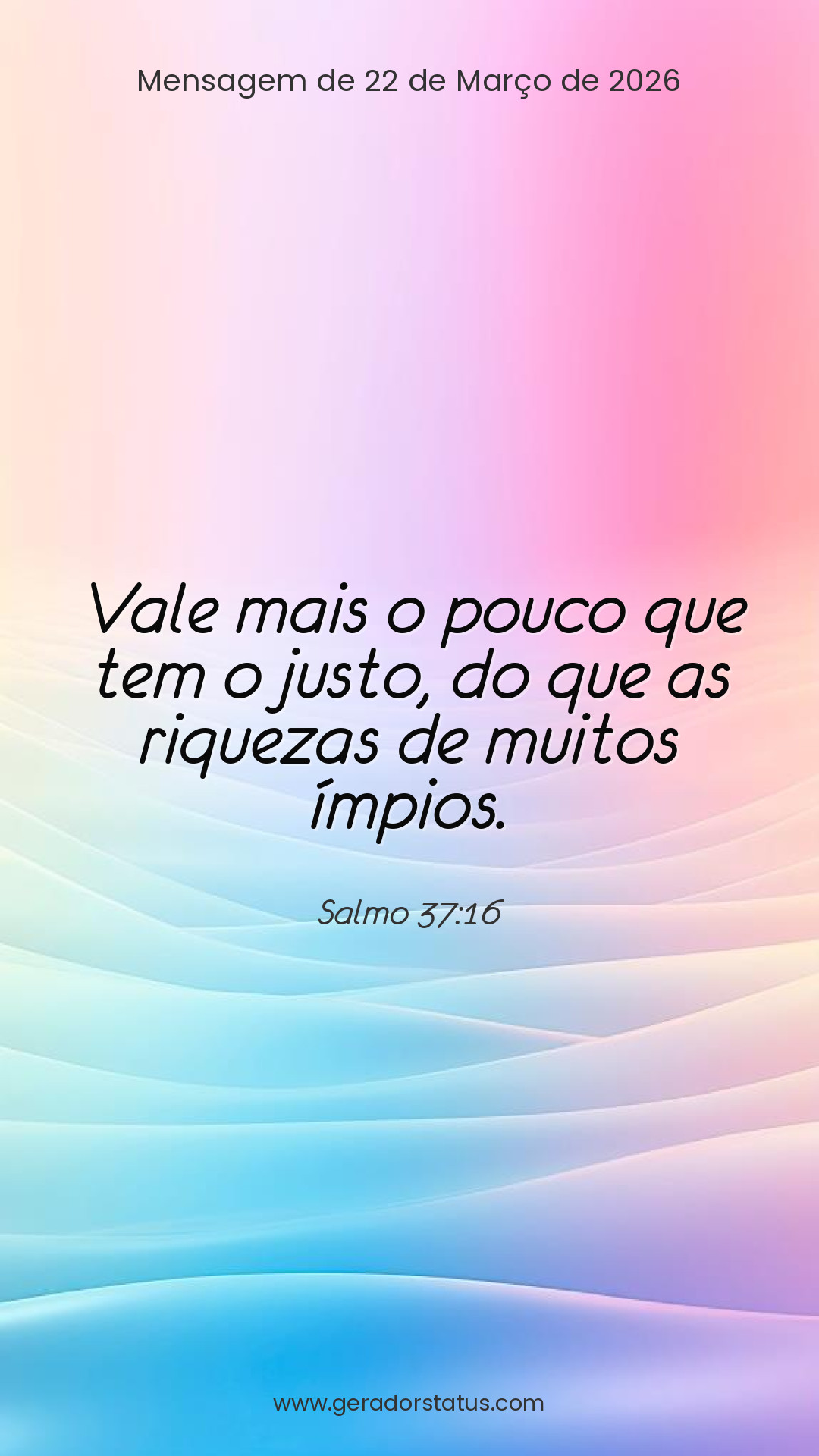 Status do dia: Salmo