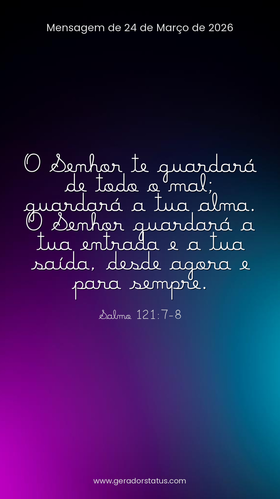 Status do dia: Salmo