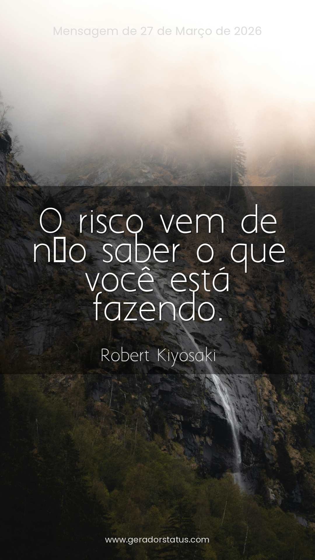 Status do dia: Sabedoria