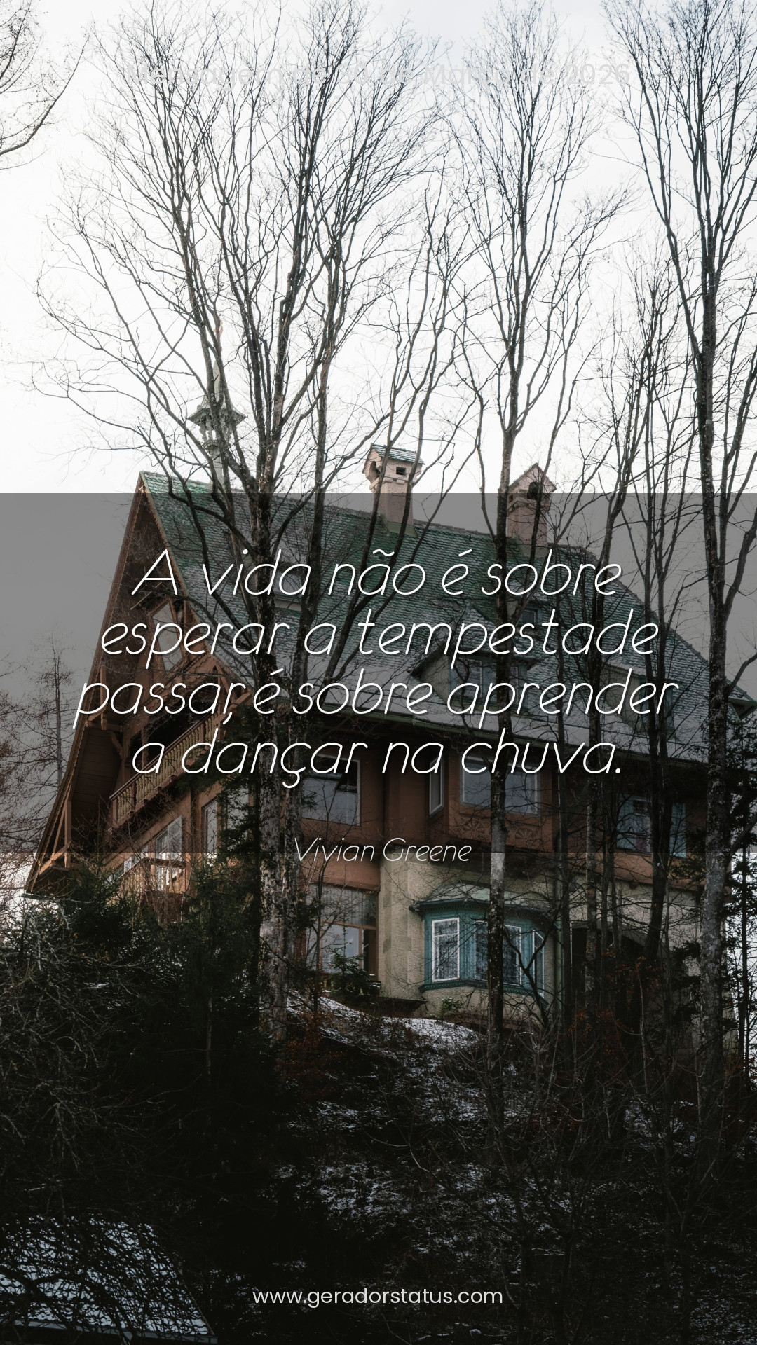 Status do dia: Reflexão