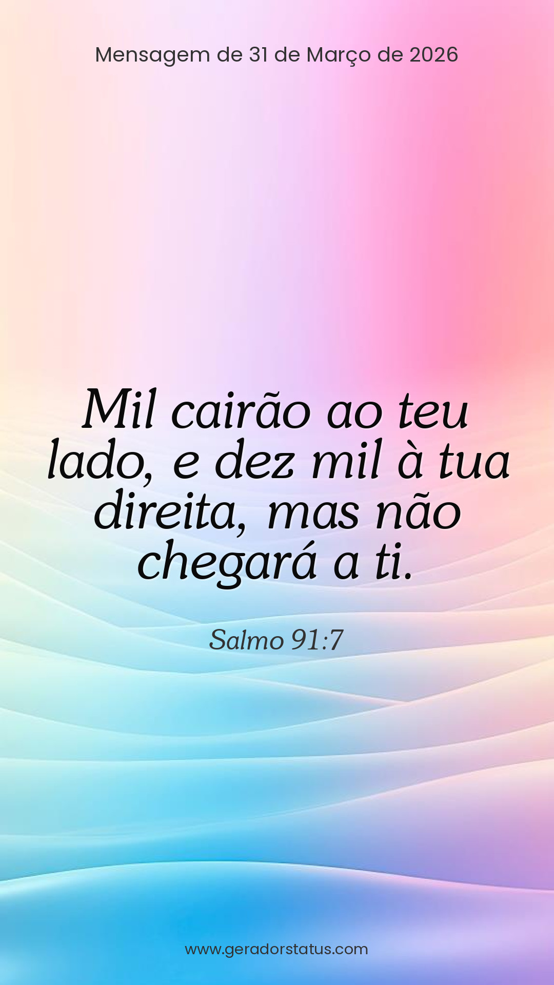 Status do dia: Salmo