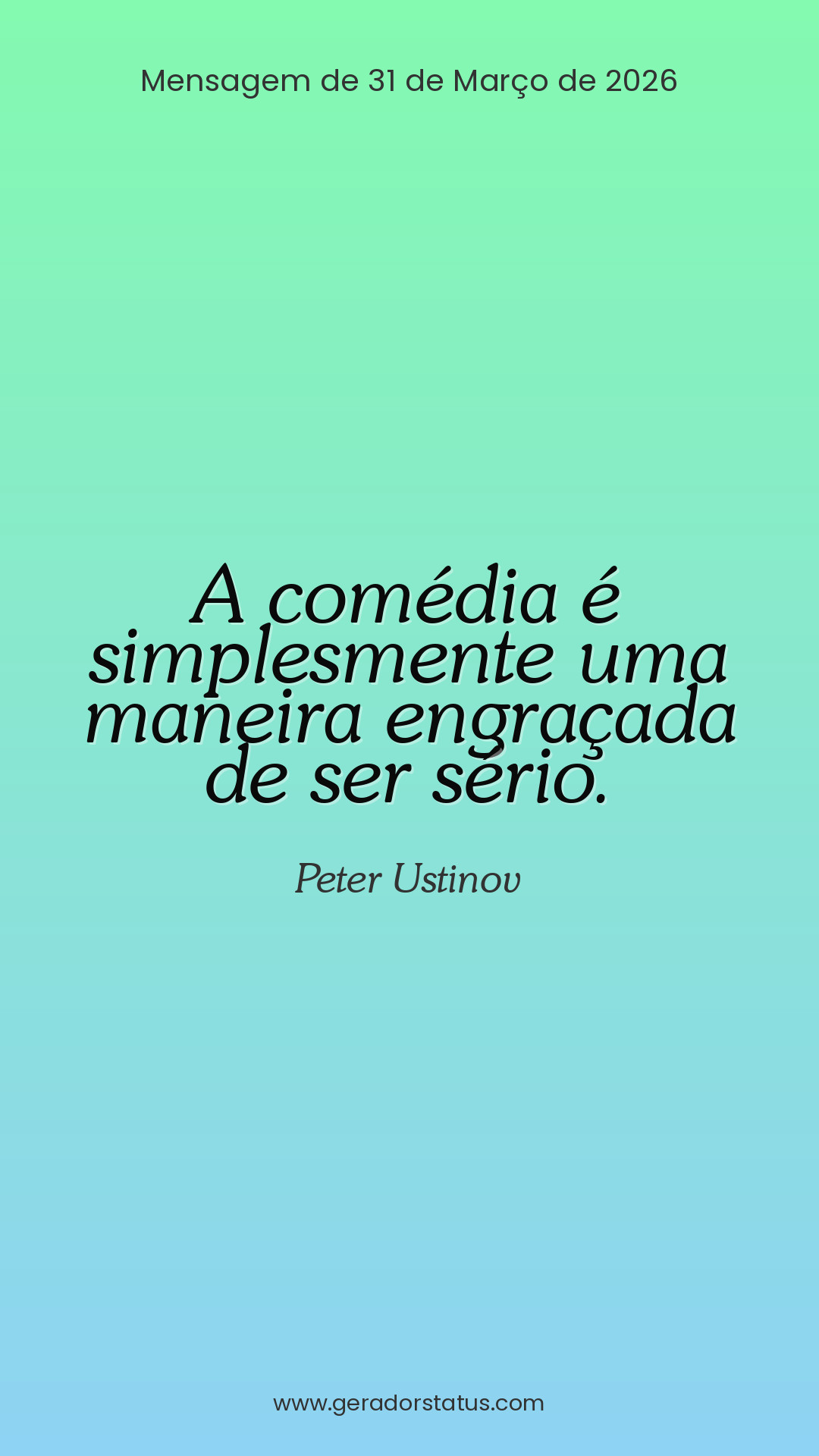 Status do dia: Citação