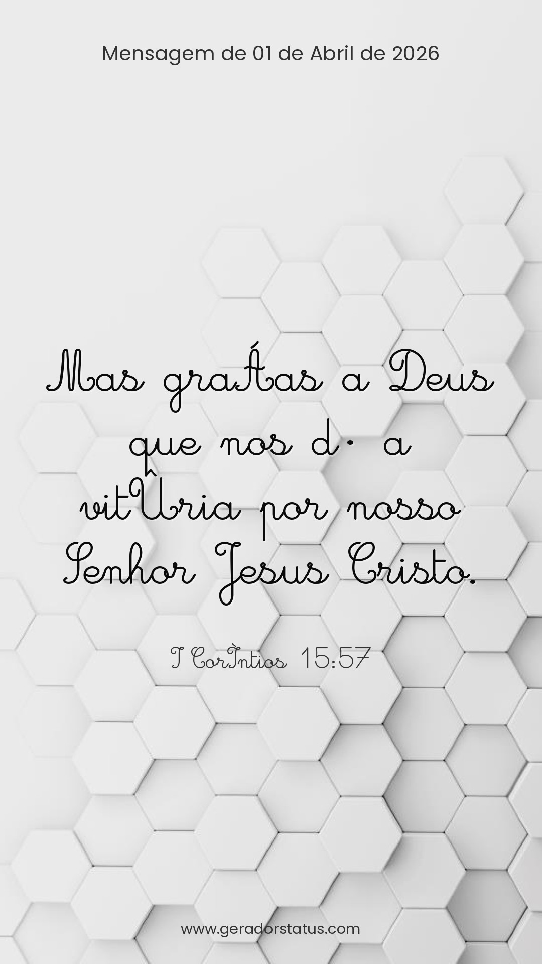 Status do dia: Versículo