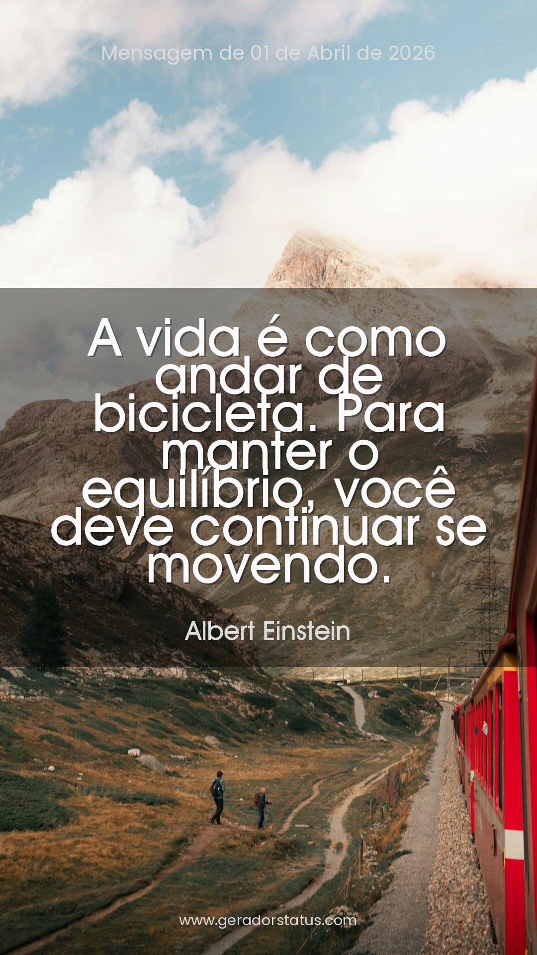 Status do dia: Reflexão