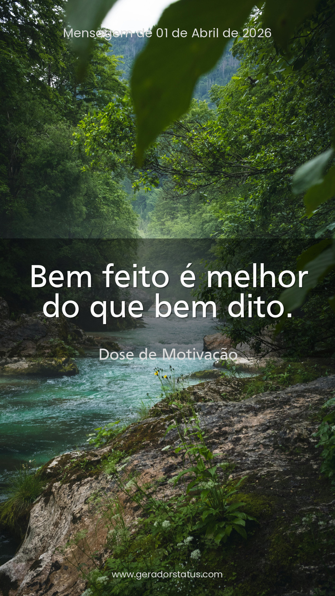 Status do dia: Motivacional