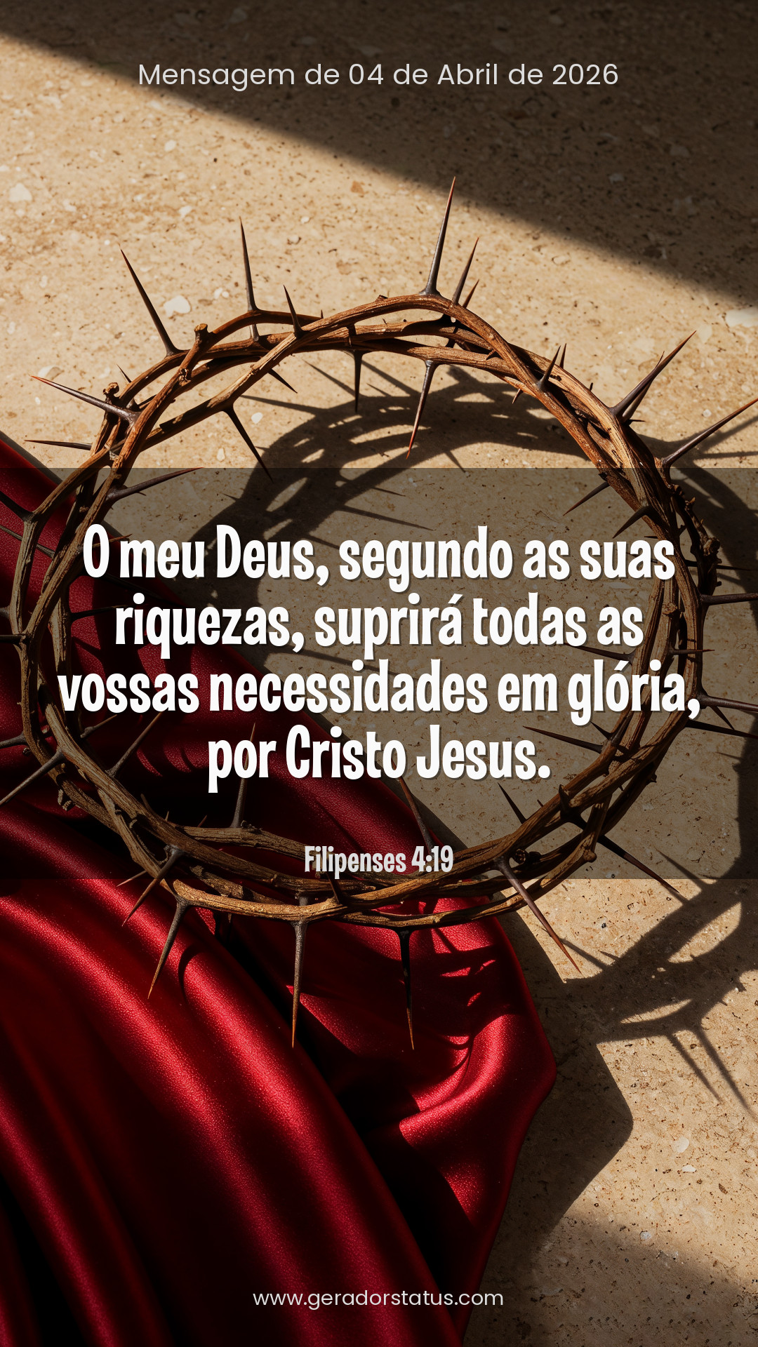 Status do dia: Versículo