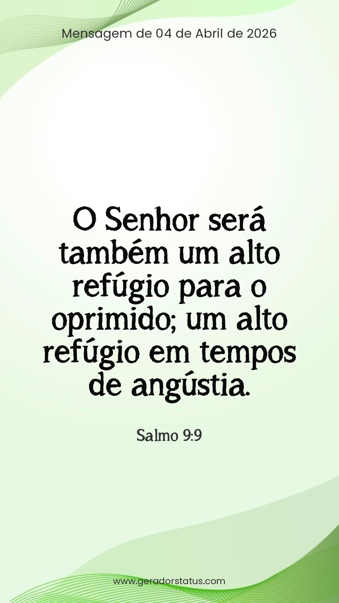 Status do dia: Salmo