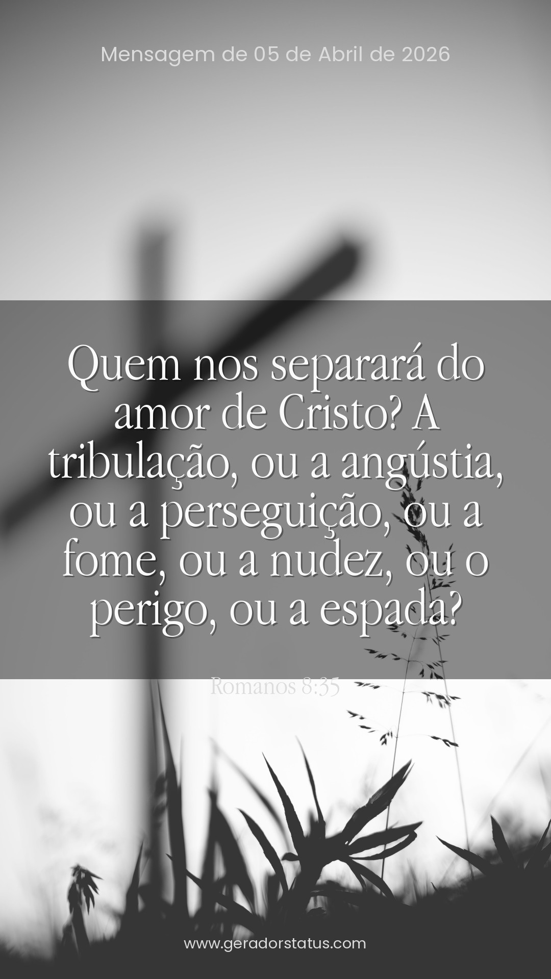 Status do dia: Versículo