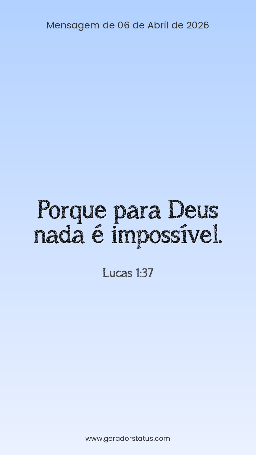 Status do dia: Versículo