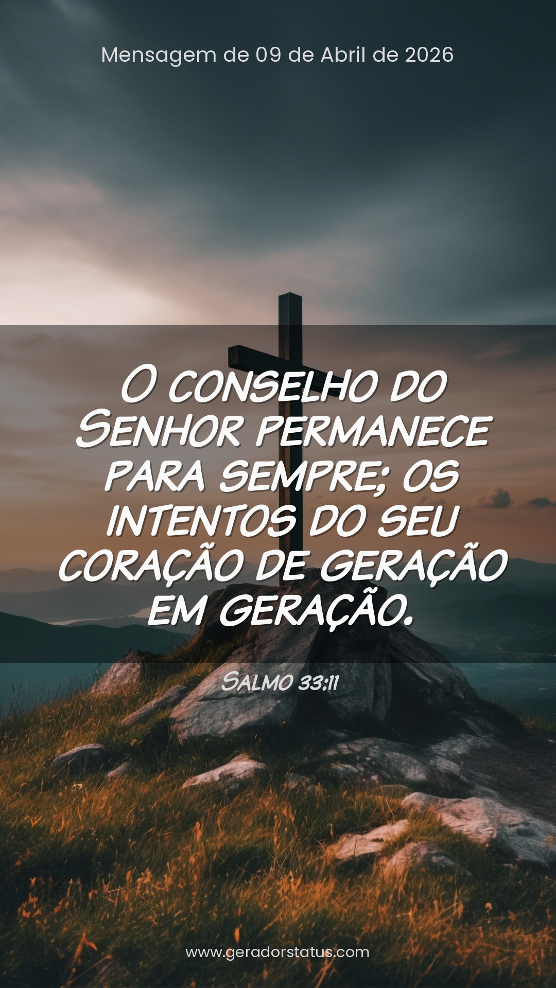 Status do dia: Salmo