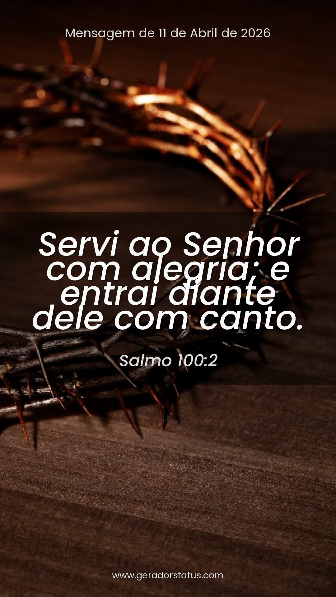 Status do dia: Salmo