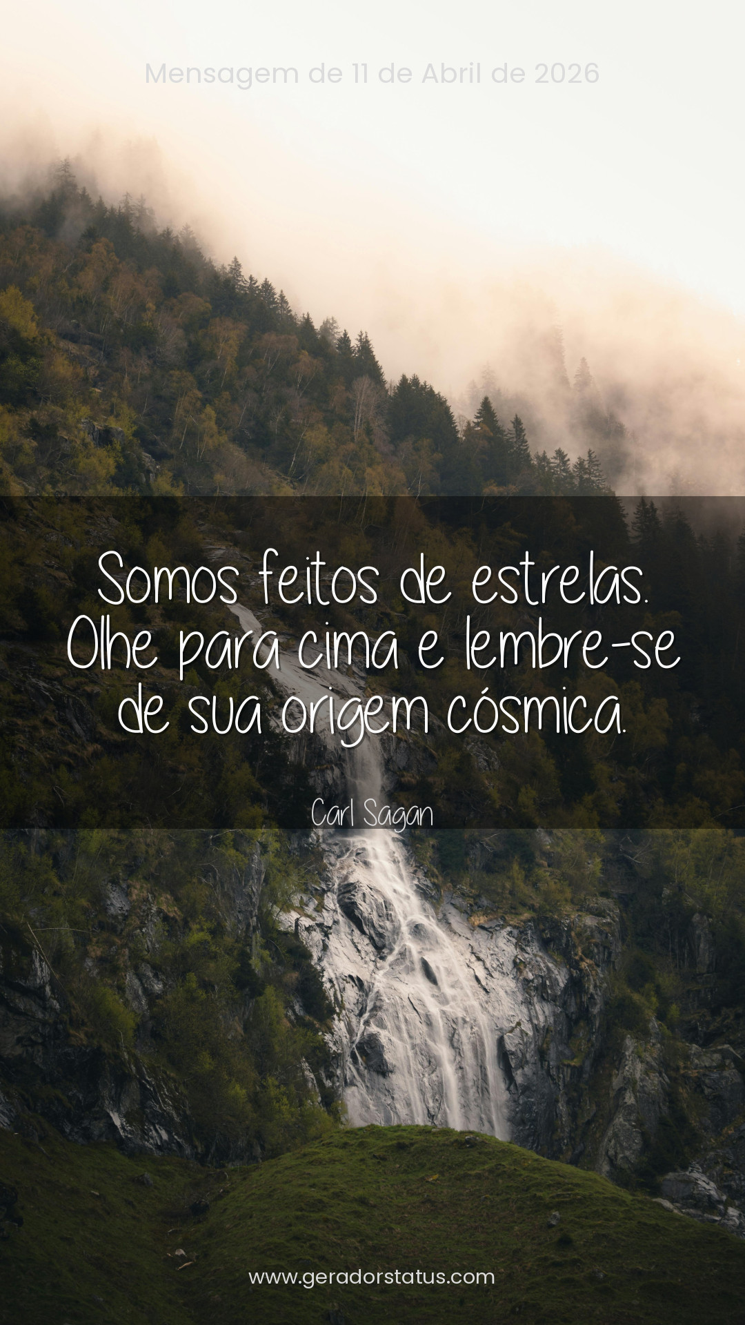 Status do dia: Reflexão