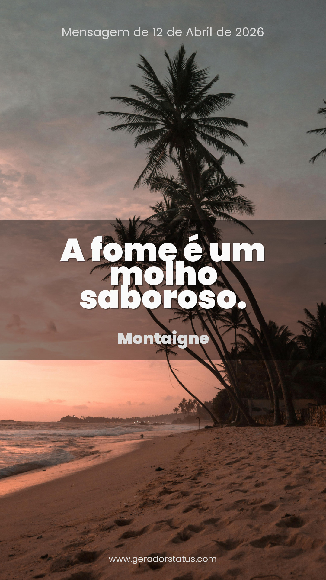 Status do dia: Reflexão