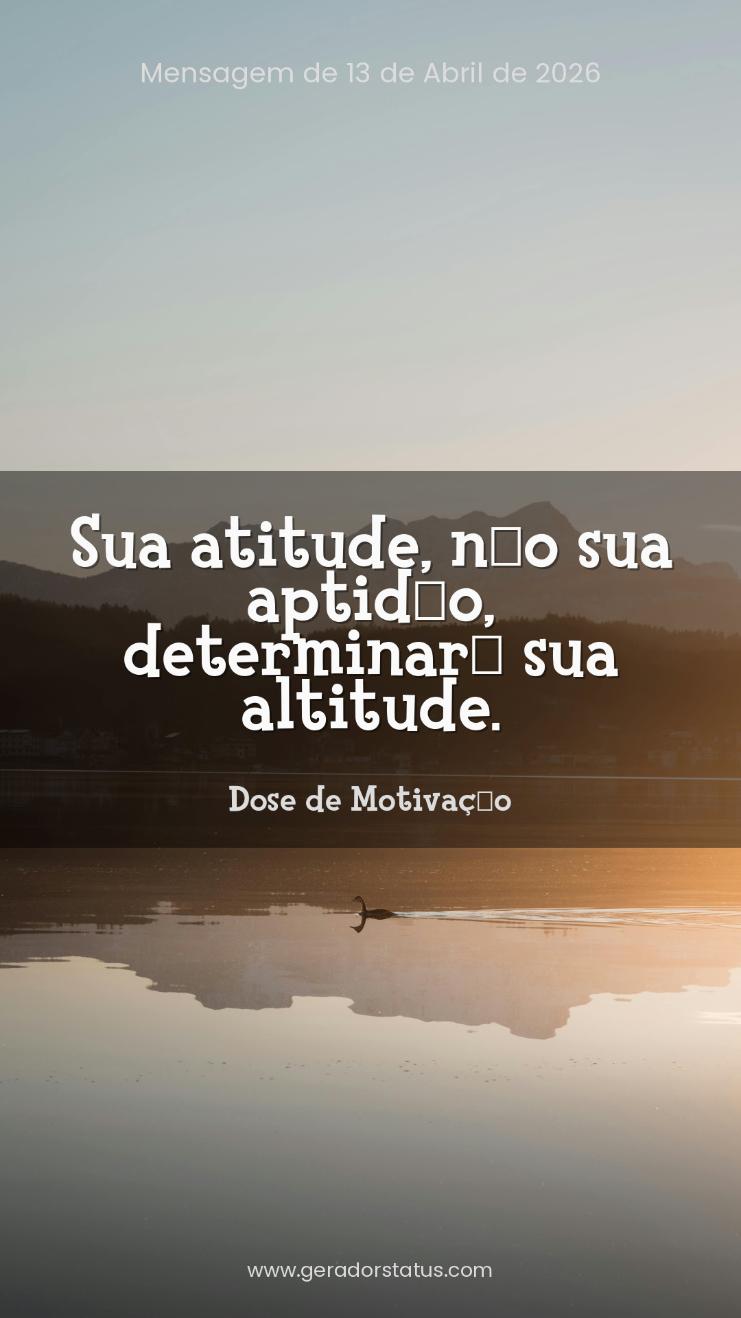 Status do dia: Motivacional