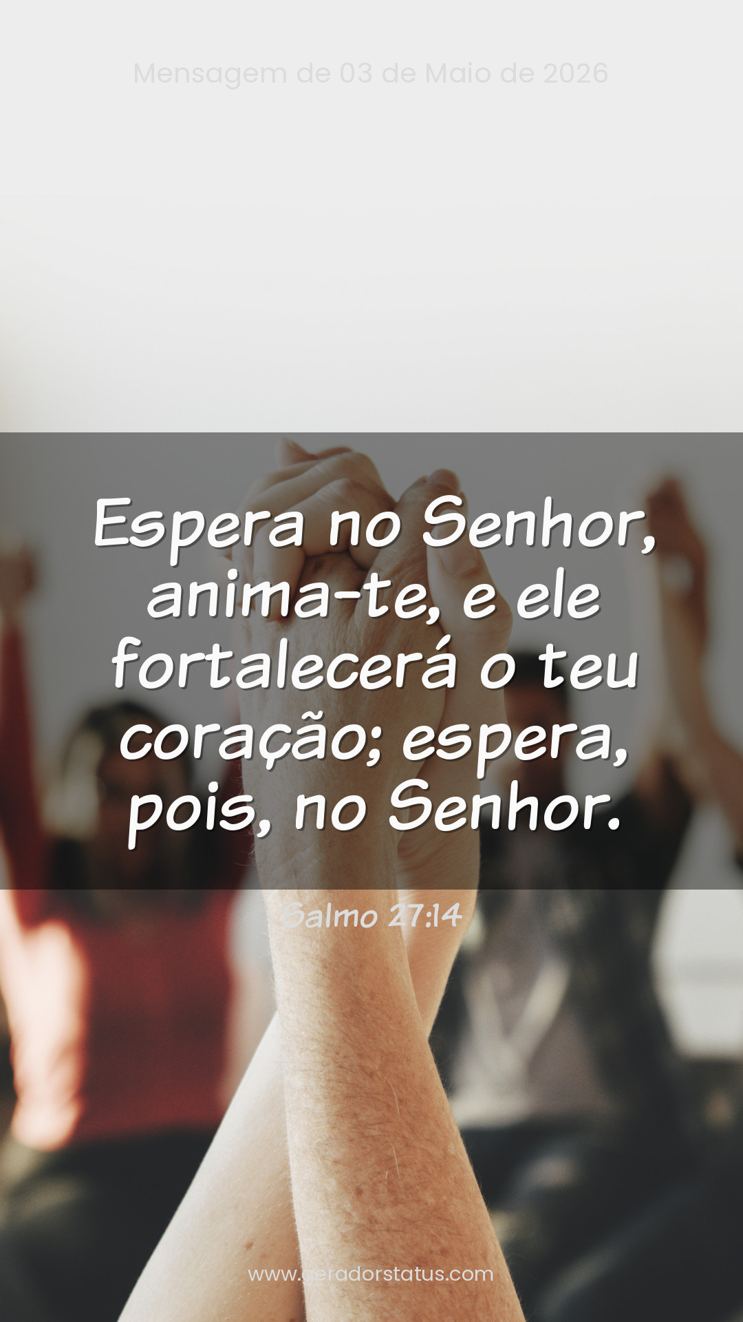 Status do dia: Salmo
