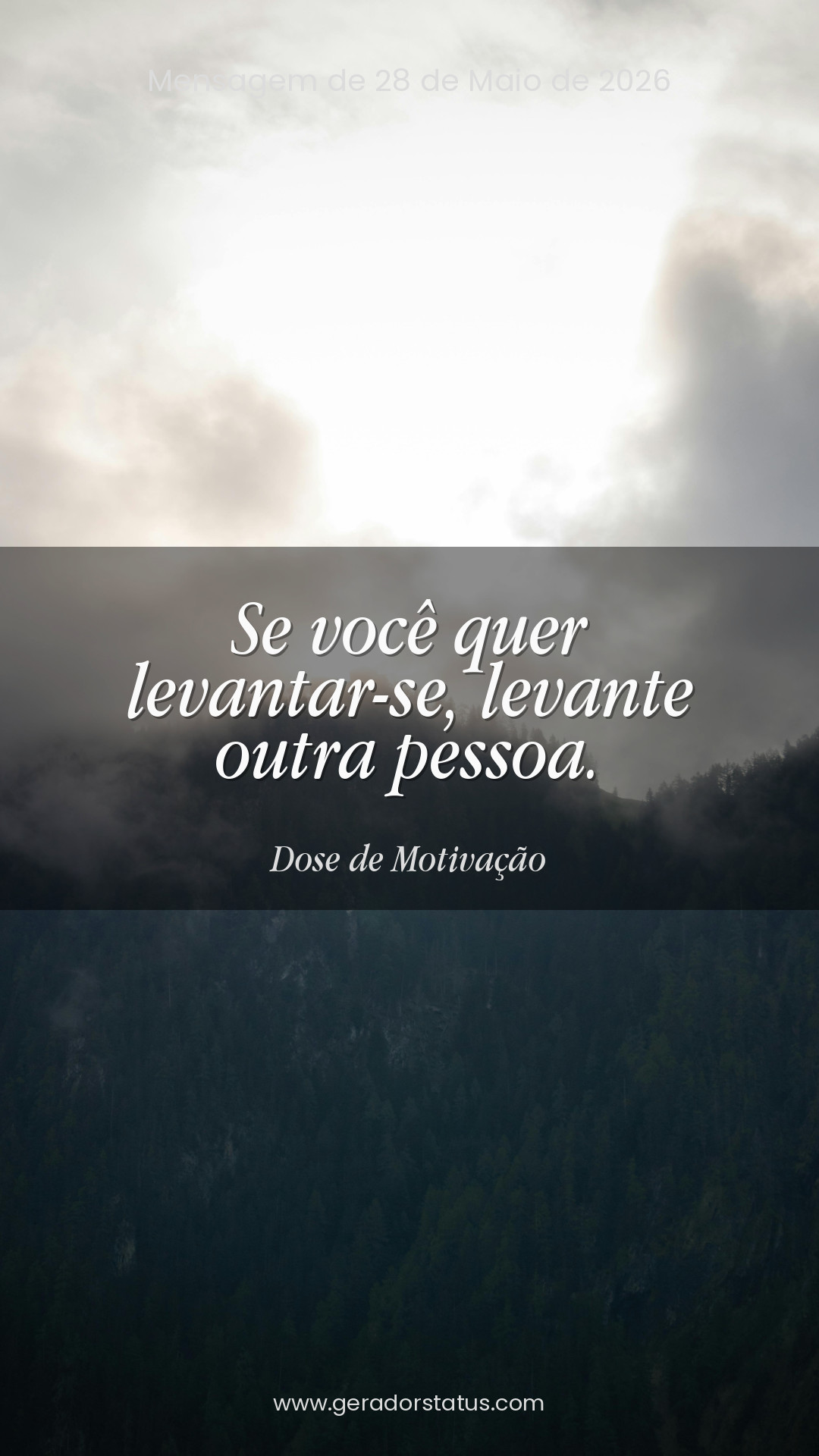Status do dia: Motivacional