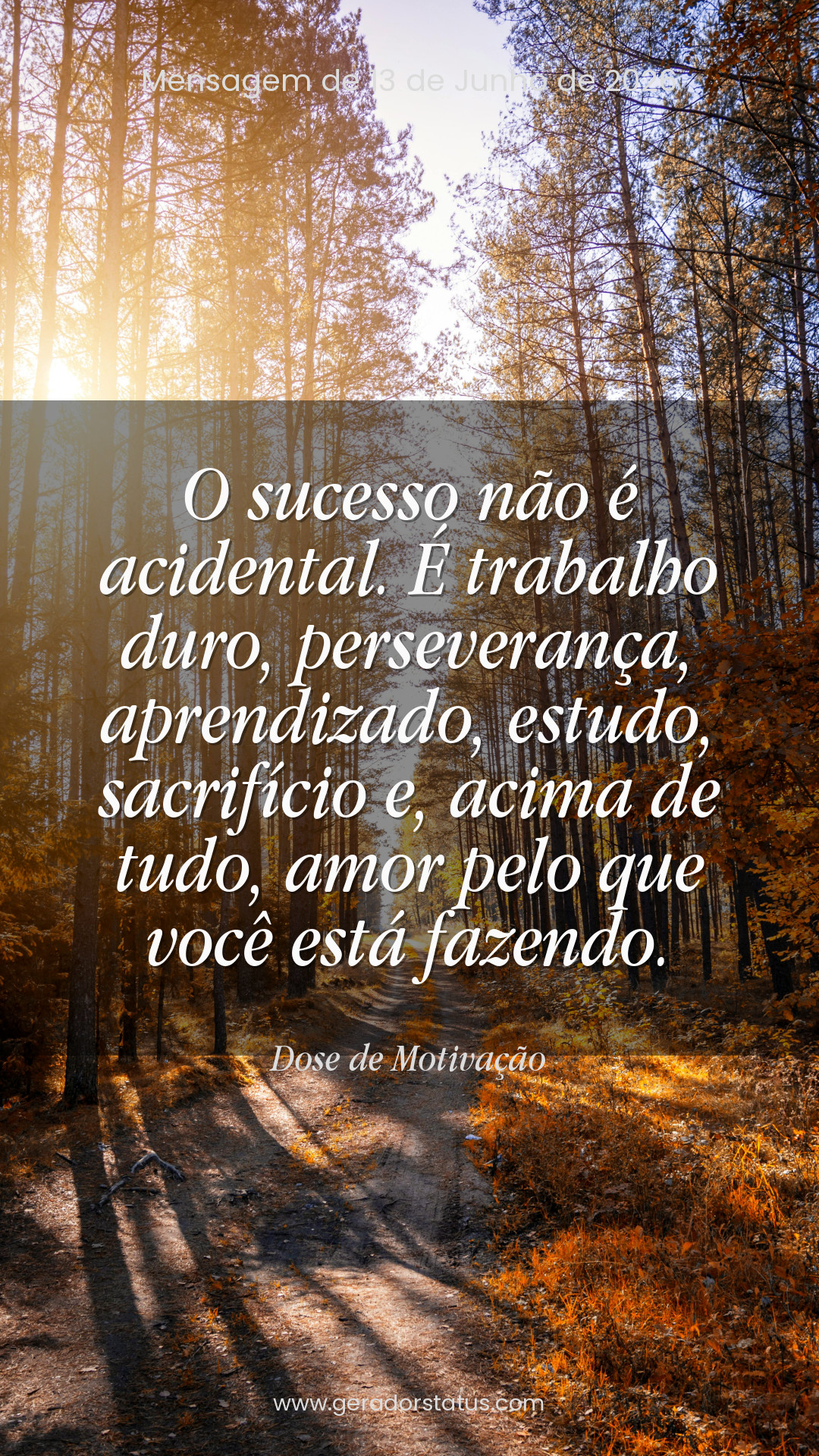 Status do dia: Motivacional