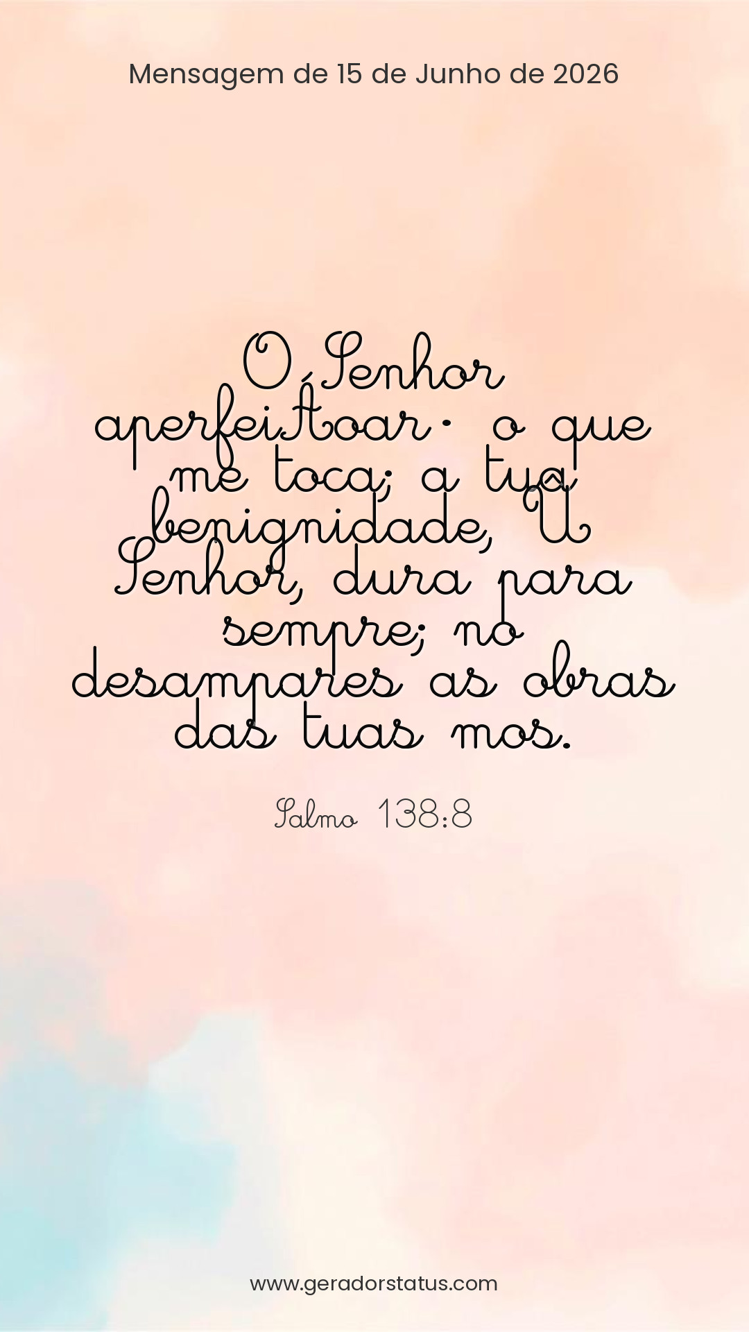 Status do dia: Salmo