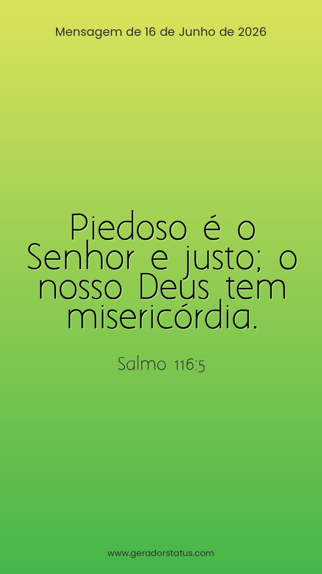 Status do dia: Salmo