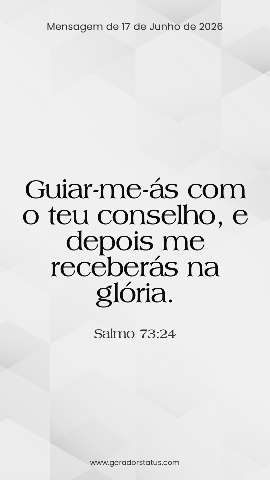 Status do dia: Salmo