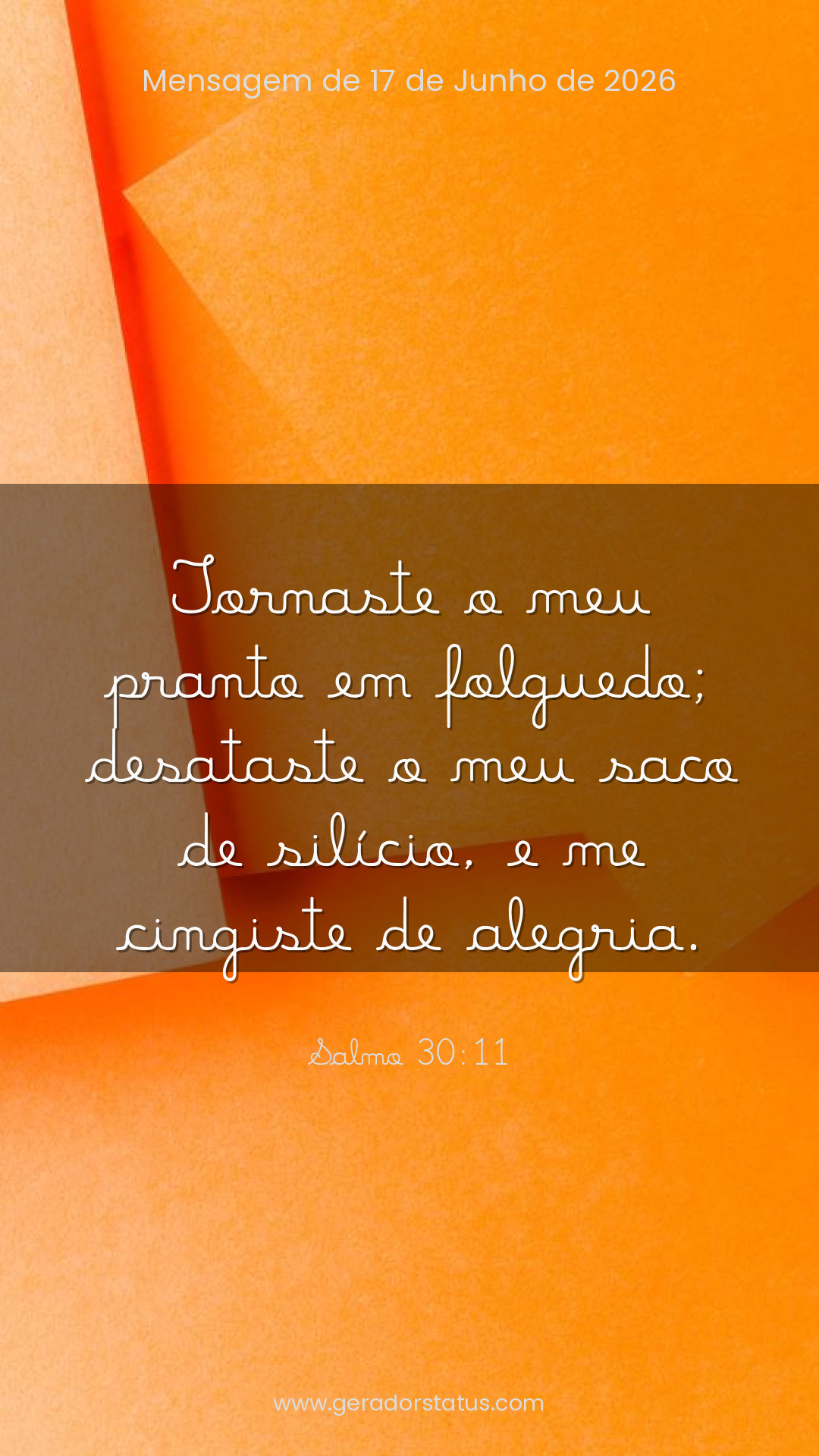 Status do dia: Salmo
