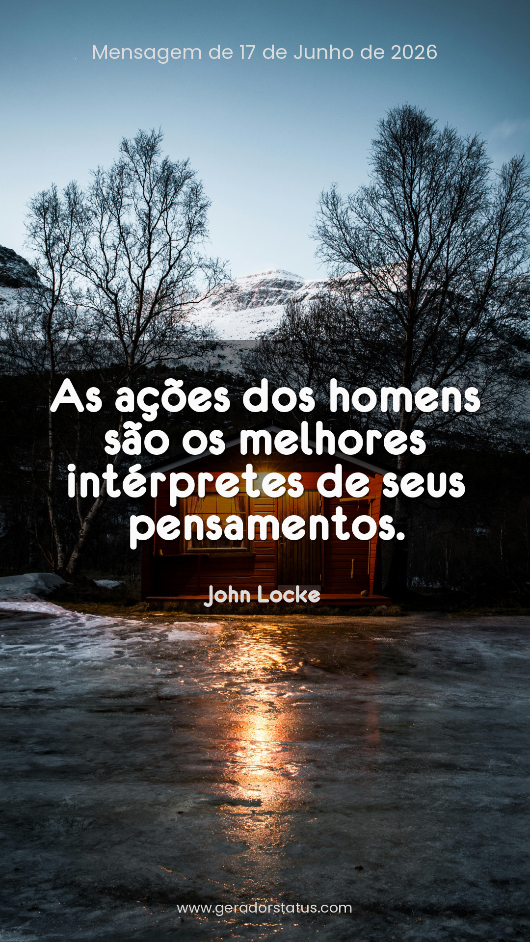 Status do dia: Citação