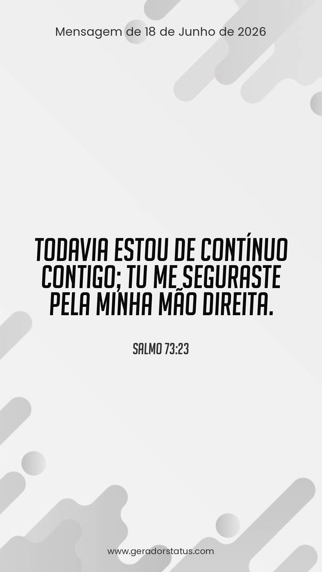 Status do dia: Salmo