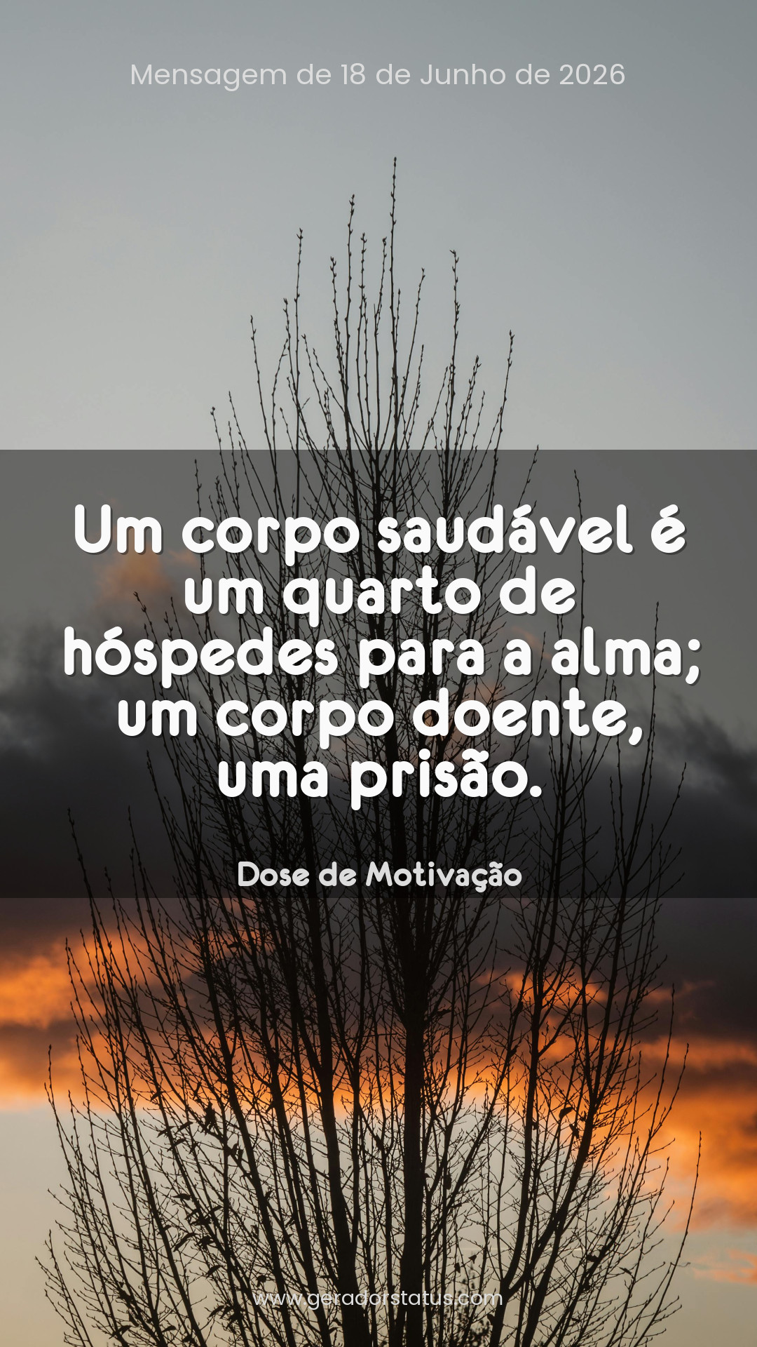 Status do dia: Motivacional