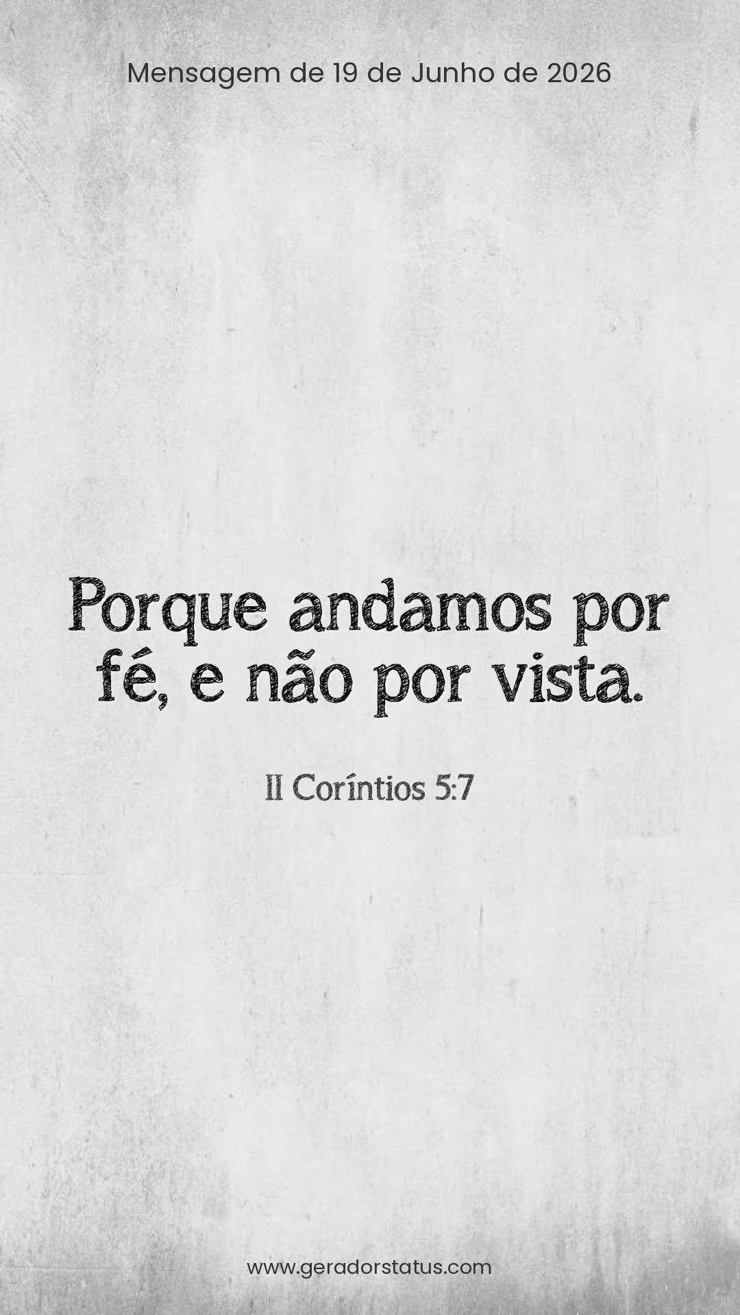 Status do dia: Versículo