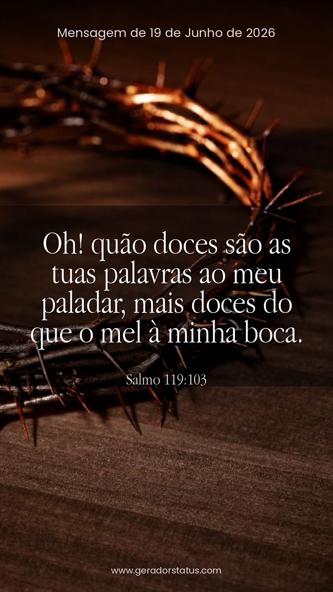 Status do dia: Salmo