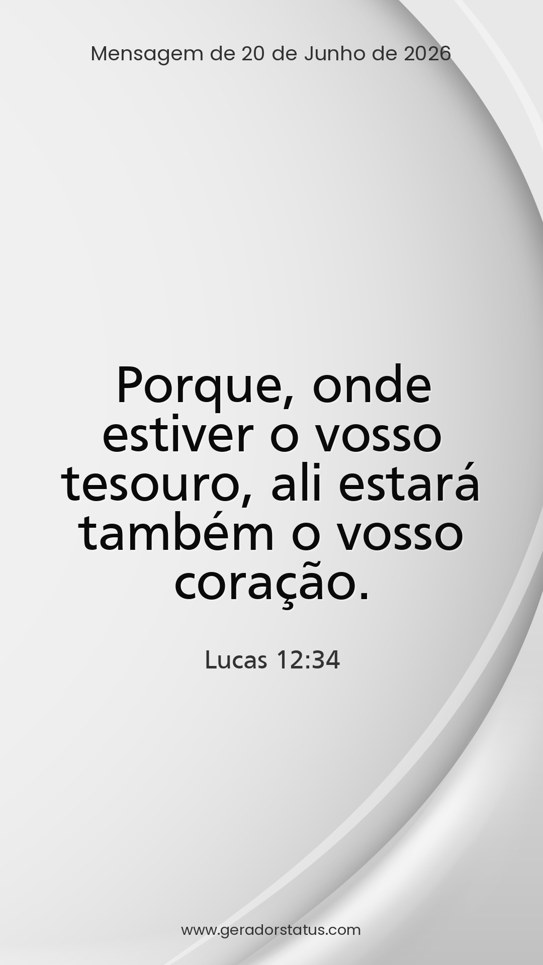 Status do dia: Versículo