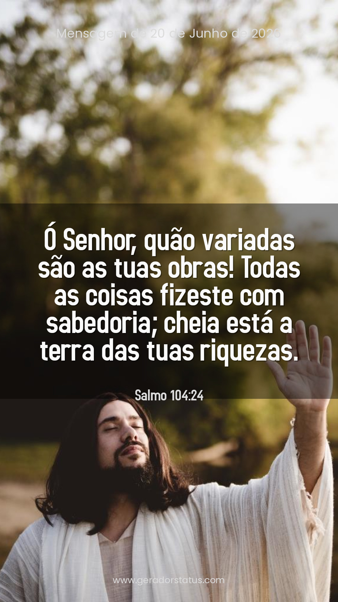 Status do dia: Salmo
